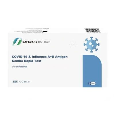 Autoteste rápido combinado de antígeno COVID-19/gripe A&B